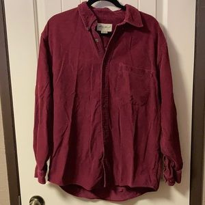 Maroon corduroy